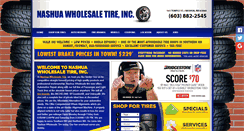 Desktop Screenshot of nashuawholesaletireinc.com